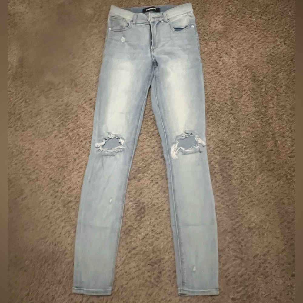 Express skinny jeans, size 2 LONG
